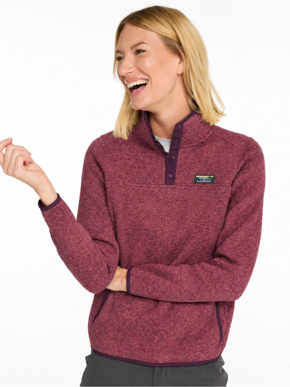 L.L.Bean Sz XL Sweater Fleece Pullover - Picture 1 of 5